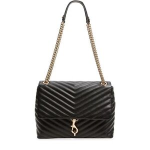 Rebecca Minkoff Edie Chevron Quilted Leather Shoulder Bag